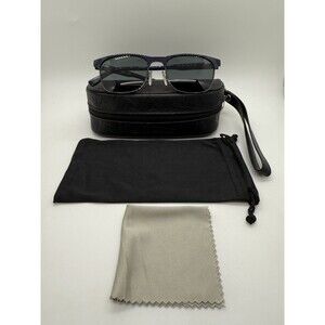 Lacoste Men Eyeglasses L2218 424 53-18-145 Rectangle, Oakley Case, Cloth, Pouch